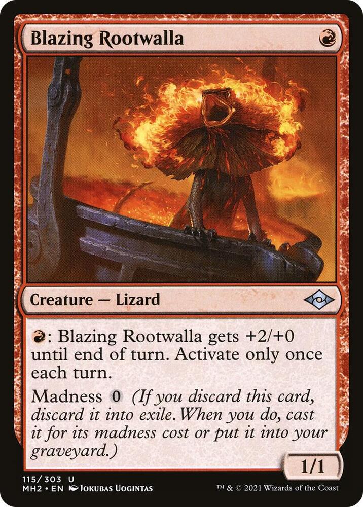Blazing Rootwalla (115) [Modern Horizons 2]