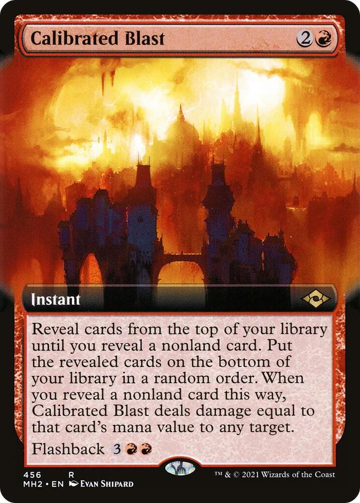 Calibrated Blast (Extended Art) (456) [Modern Horizons 2] [Extended Art]