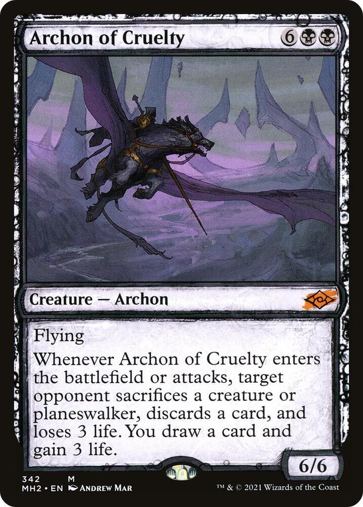 Archon of Cruelty (Showcase) (342) [Modern Horizons 2] [Showcase]