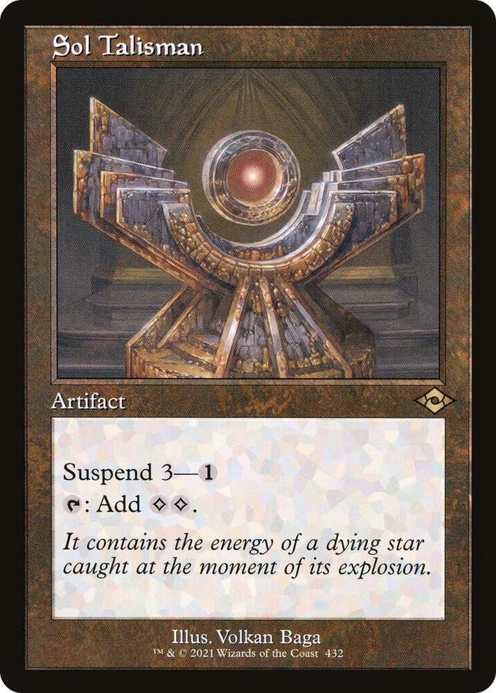 Sol Talisman (Retro Frame) (432) [Modern Horizons 2]