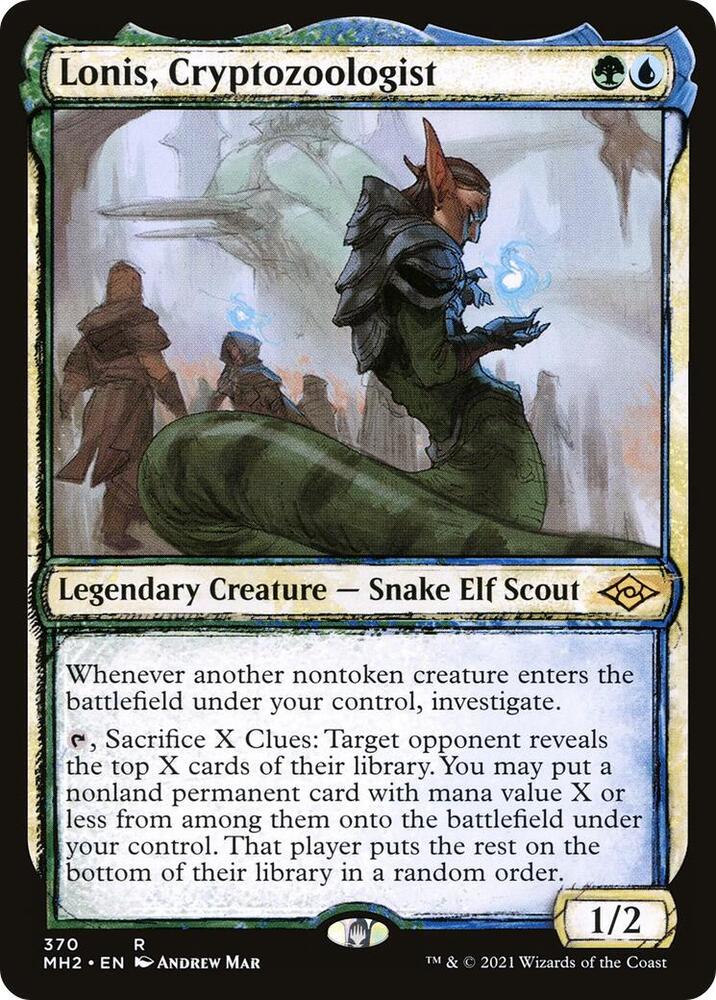 Lonis, Cryptozoologist (Showcase) (370) [Modern Horizons 2] [Showcase]