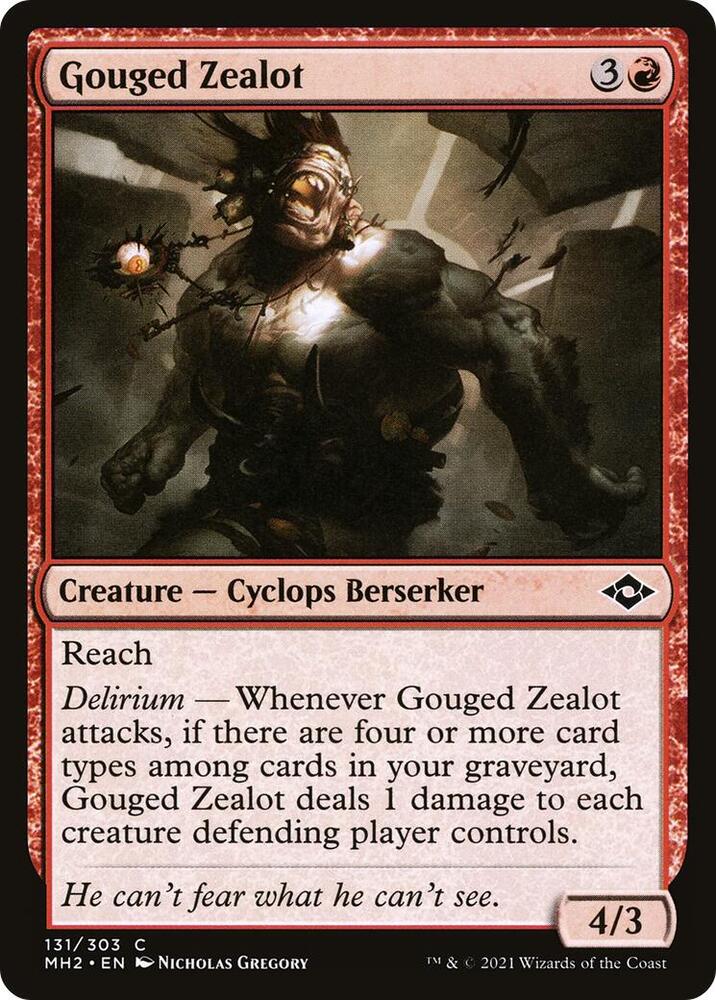 Gouged Zealot (131) [Modern Horizons 2]