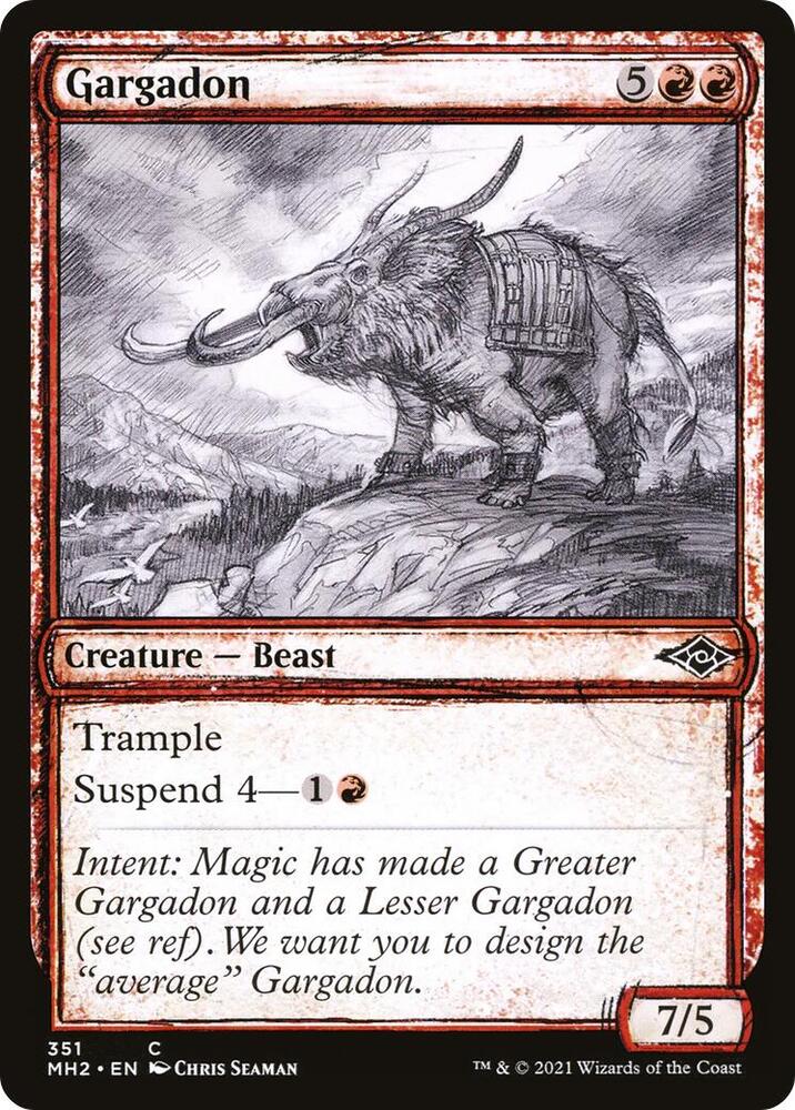 Gargadon (Showcase) (351) [Modern Horizons 2] [Showcase]