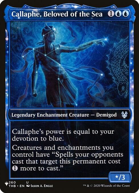 Callaphe, Beloved of the Sea (Showcase) (260/254) [The List] [Showcase]