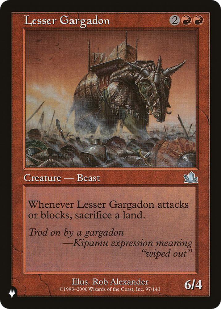 Lesser Gargadon (97/143) [The List]