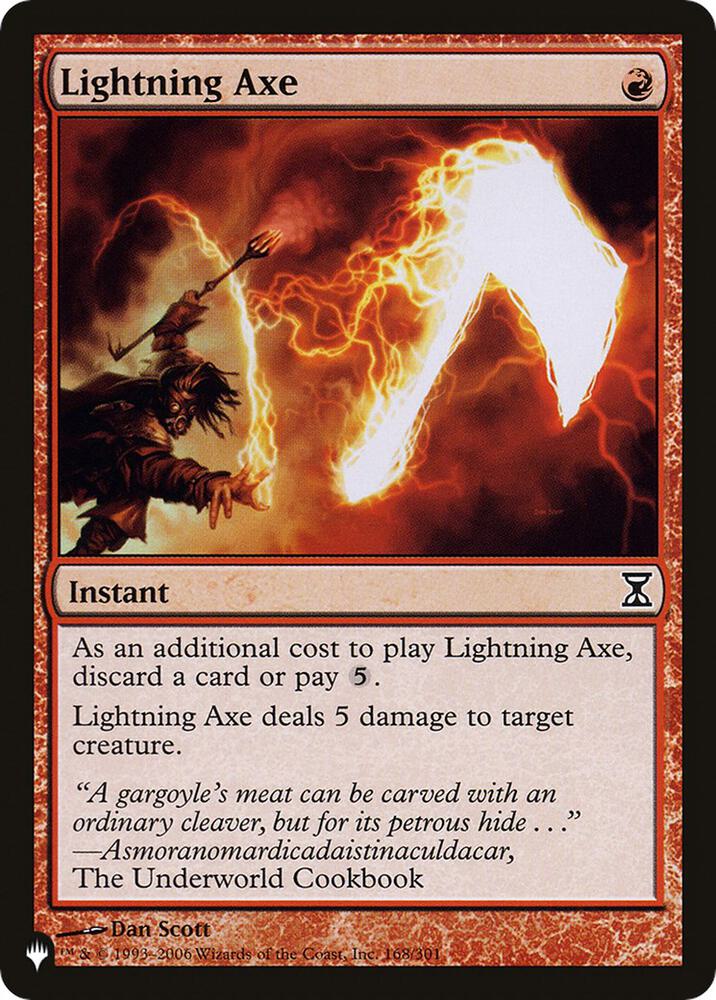 Lightning Axe (168/301) [The List]