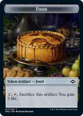 Food (017) // Beast Double-Sided Token (17 // 9) [Modern Horizons 2]