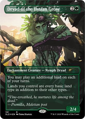 Dryad of the Ilysian Grove (191) [Secret Lair Drop] [Borderless]