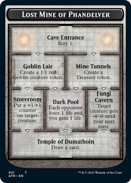 Lost Mine of Phandelver // Skeleton Double-Sided Token (21 // 6) [Adventures in the Forgotten Realms]