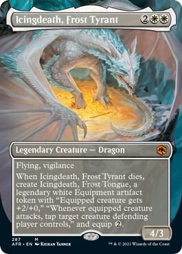 Icingdeath, Frost Tyrant (Borderless) (287) [Adventures in the Forgotten Realms] [Borderless]