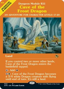 Cave of the Frost Dragon (Dungeon Module) (350) [Adventures in the Forgotten Realms] [Showcase]
