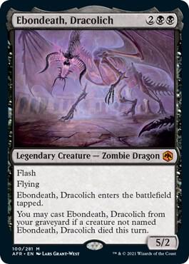 Ebondeath, Dracolich (100) [Adventures in the Forgotten Realms]