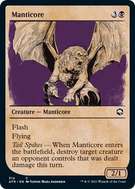 Manticore (Showcase) (314) [Adventures in the Forgotten Realms] [Showcase]