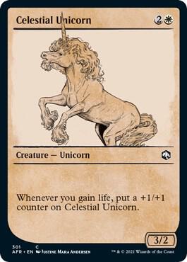Celestial Unicorn (Showcase) (301) [Adventures in the Forgotten Realms] [Showcase]