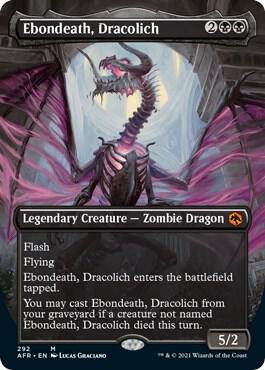 Ebondeath, Dracolich (Borderless) (292) [Adventures in the Forgotten Realms] [Borderless]