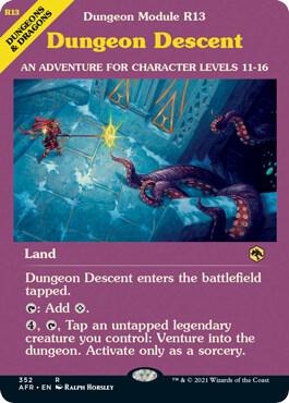 Dungeon Descent (Dungeon Module) (352) [Adventures in the Forgotten Realms] [Showcase]
