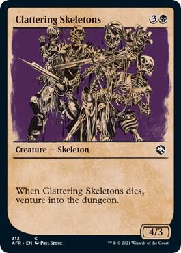 Clattering Skeletons (Showcase) (312) [Adventures in the Forgotten Realms] [Showcase]