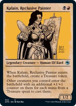 Kalain, Reclusive Painter (Showcase) (342) [Adventures in the Forgotten Realms] [Showcase]