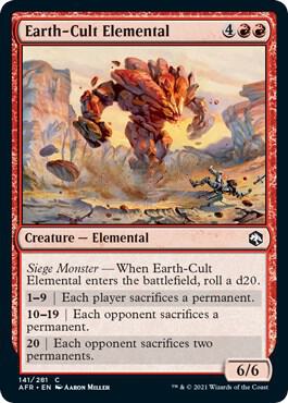 Earth-Cult Elemental (141) [Adventures in the Forgotten Realms]