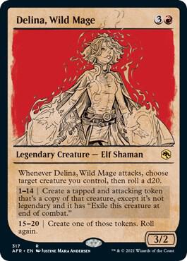Delina, Wild Mage (Showcase) (317) [Adventures in the Forgotten Realms] [Showcase]