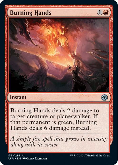 Burning Hands (135) [Adventures in the Forgotten Realms]