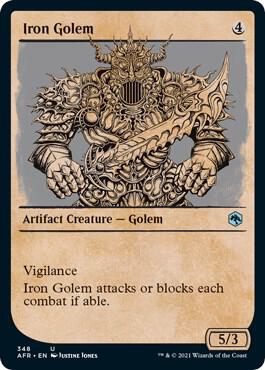 Iron Golem (Showcase) (348) [Adventures in the Forgotten Realms] [Showcase]