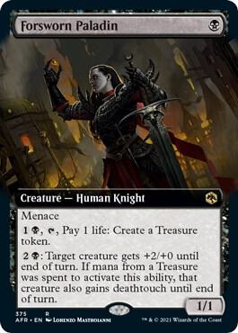Forsworn Paladin (Extended Art) (375) [Adventures in the Forgotten Realms] [Extended Art]