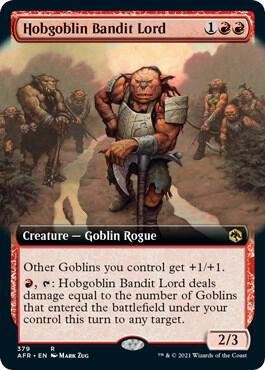 Hobgoblin Bandit Lord (Extended Art) (379) [Adventures in the Forgotten Realms] [Extended Art]