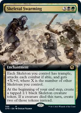 Skeletal Swarming (Extended Art) (389) [Adventures in the Forgotten Realms] [Extended Art]