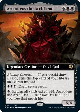 Asmodeus the Archfiend (Extended Art) (373) [Adventures in the Forgotten Realms] [Extended Art]
