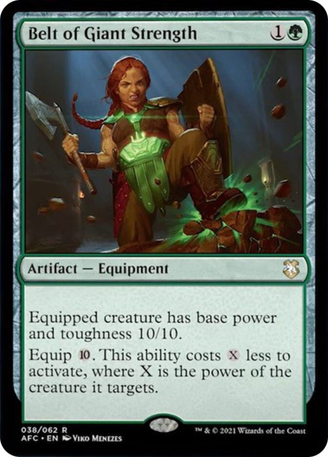 Belt of Giant Strength (38) [Forgotten Realms Commander]