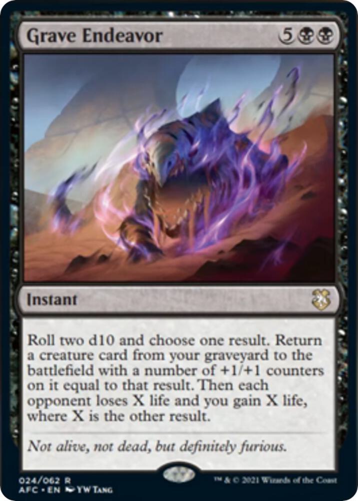 Grave Endeavor (24) [Forgotten Realms Commander]
