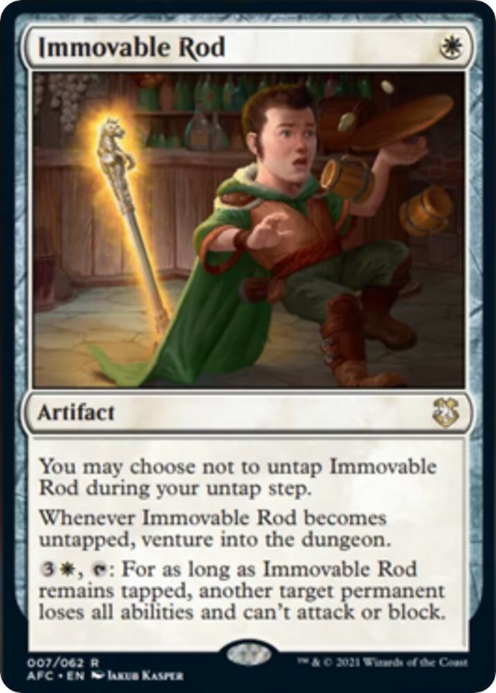 Immovable Rod (7) [Forgotten Realms Commander]