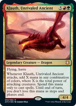 Klauth, Unrivaled Ancient (50) [Forgotten Realms Commander]