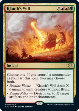 Klauth's Will (51) [Forgotten Realms Commander]