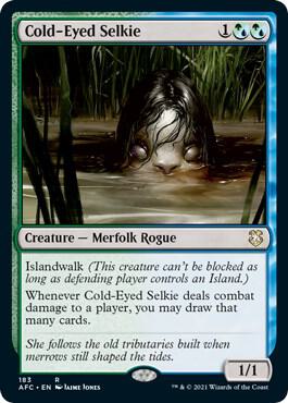 Cold-Eyed Selkie (183) [Forgotten Realms Commander]