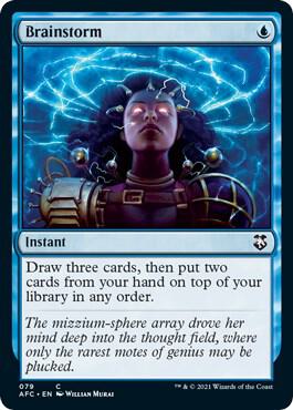 Brainstorm (79) [Forgotten Realms Commander]