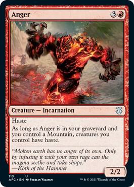 Anger (113) [Forgotten Realms Commander]