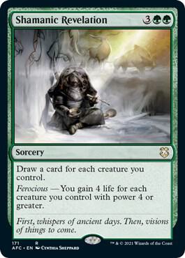 Shamanic Revelation (171) [Forgotten Realms Commander]