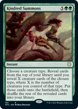Kindred Summons (163) [Forgotten Realms Commander]