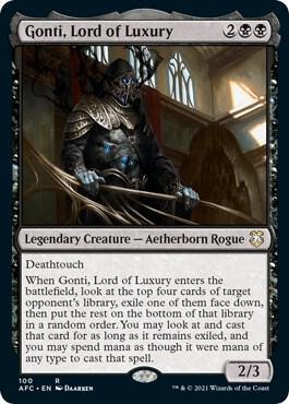 Gonti, Lord of Luxury (100) [Forgotten Realms Commander]