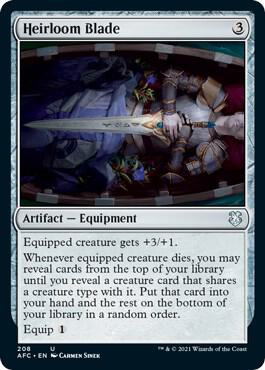 Heirloom Blade (208) [Forgotten Realms Commander]