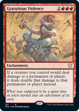 Gratuitous Violence (127) [Forgotten Realms Commander]