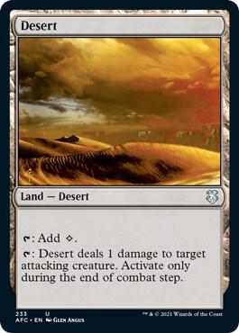 Desert (233) [Forgotten Realms Commander]