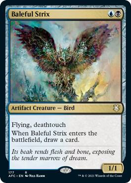 Baleful Strix (177) [Forgotten Realms Commander]