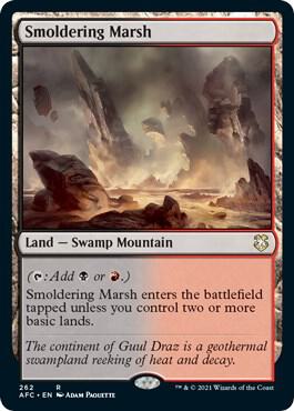 Smoldering Marsh (262) [Forgotten Realms Commander]