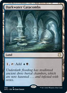 Darkwater Catacombs (232) [Forgotten Realms Commander]