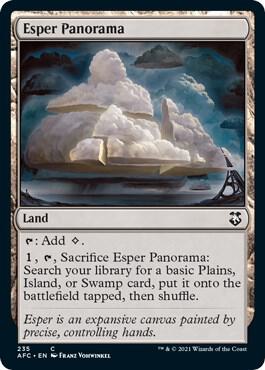 Esper Panorama (235) [Forgotten Realms Commander]