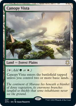 Canopy Vista (227) [Forgotten Realms Commander]