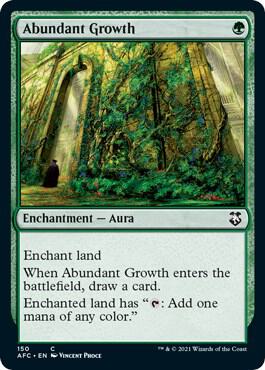 Abundant Growth (150) [Forgotten Realms Commander]